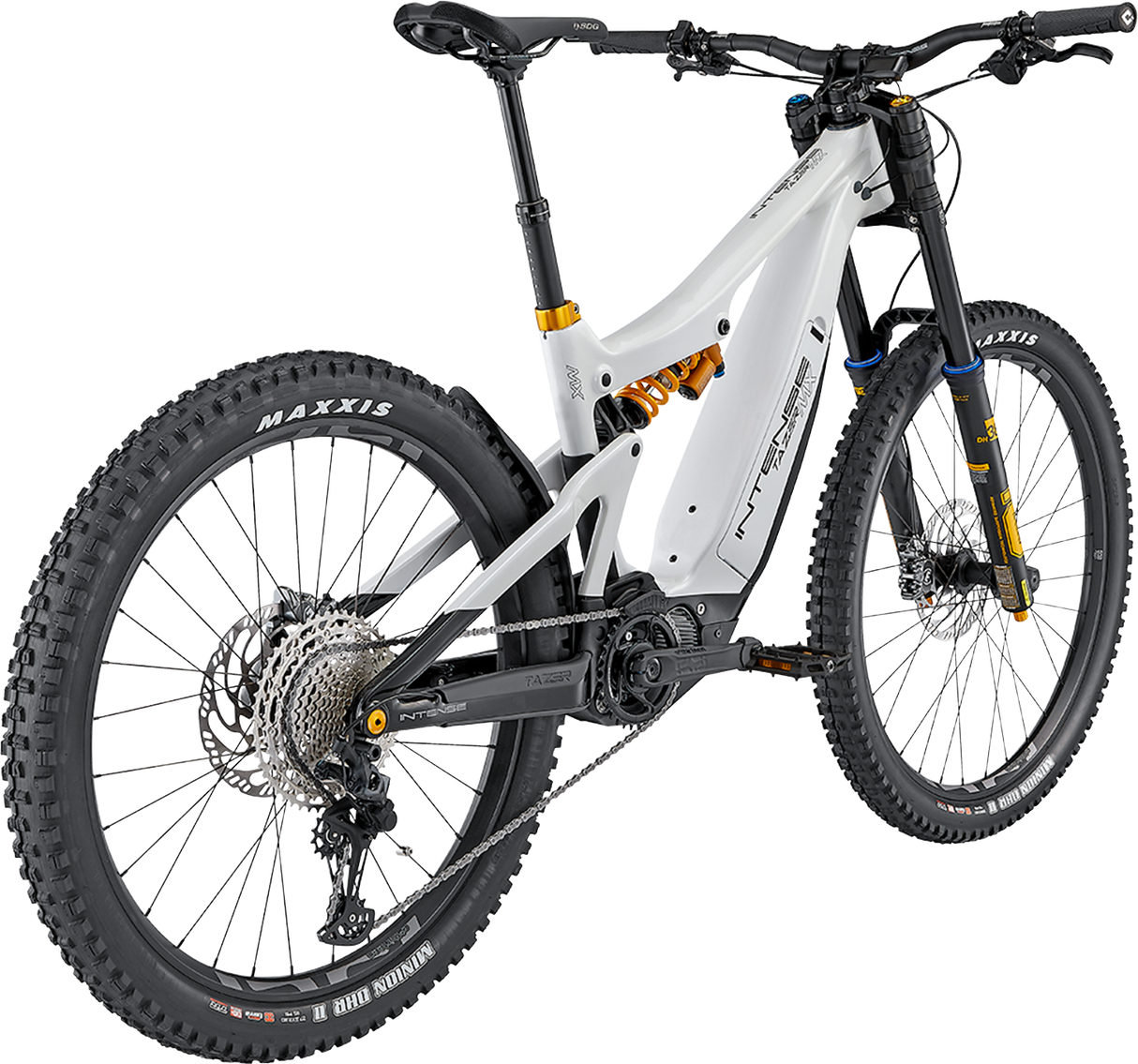 INTENSE Tazer MX Carbon E-Bike - Pro Build - White - S/M 23ZCE7MXPMWHTFJ - Cycle City Outdoors