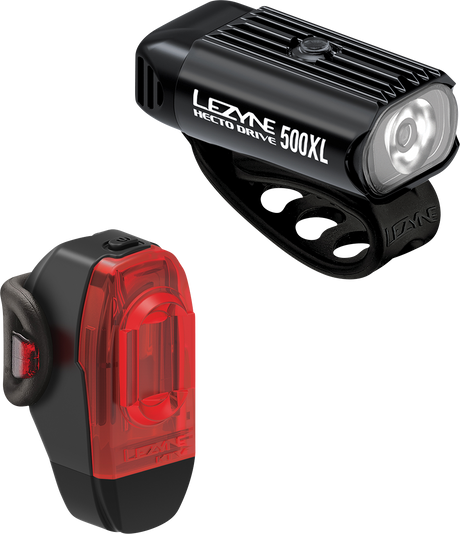 LEZYNE Hectro Drive 500XL Strip Lights - Front & Back - LED - 500 lm / 150 lm 1LED9PV1204 - Cycle City Outdoors