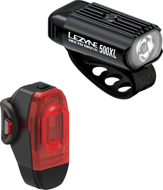 LEZYNE Hectro Drive 500XL Strip Lights - Front & Back - LED - 500 lm / 150 lm 1LED9PV1204 - Cycle City Outdoors