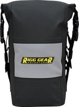 NELSON RIGG Hurricane RiggPak Crash Bar/Tail Bag - Black/Gray SE-4005