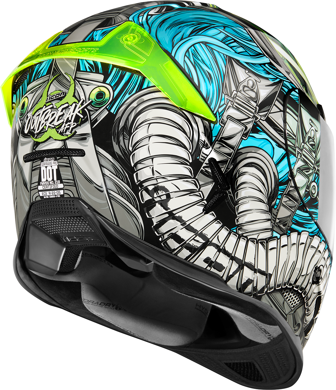 ICON Airframe Pro* Helmet - Outbreak - Blue - XS 0101-14944