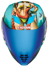 ICON Airflite* Helmet - Pleasuredome4 - Blue - Small 0101-15001