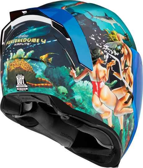 ICON Airflite* Helmet - Pleasuredome4 - Blue - XS 0101-15000