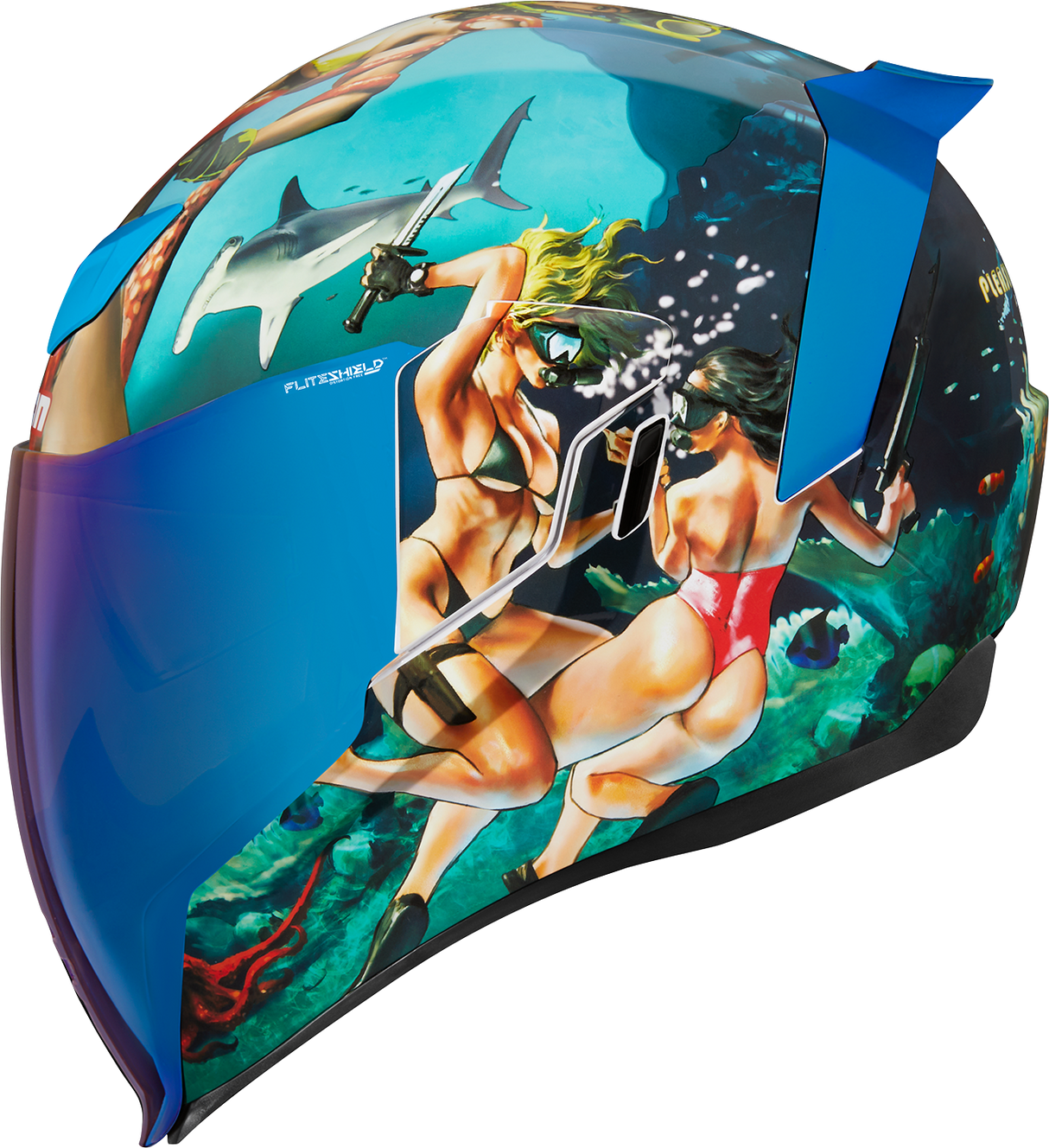 ICON Airflite* Helmet - Pleasuredome4 - Blue - XS 0101-15000