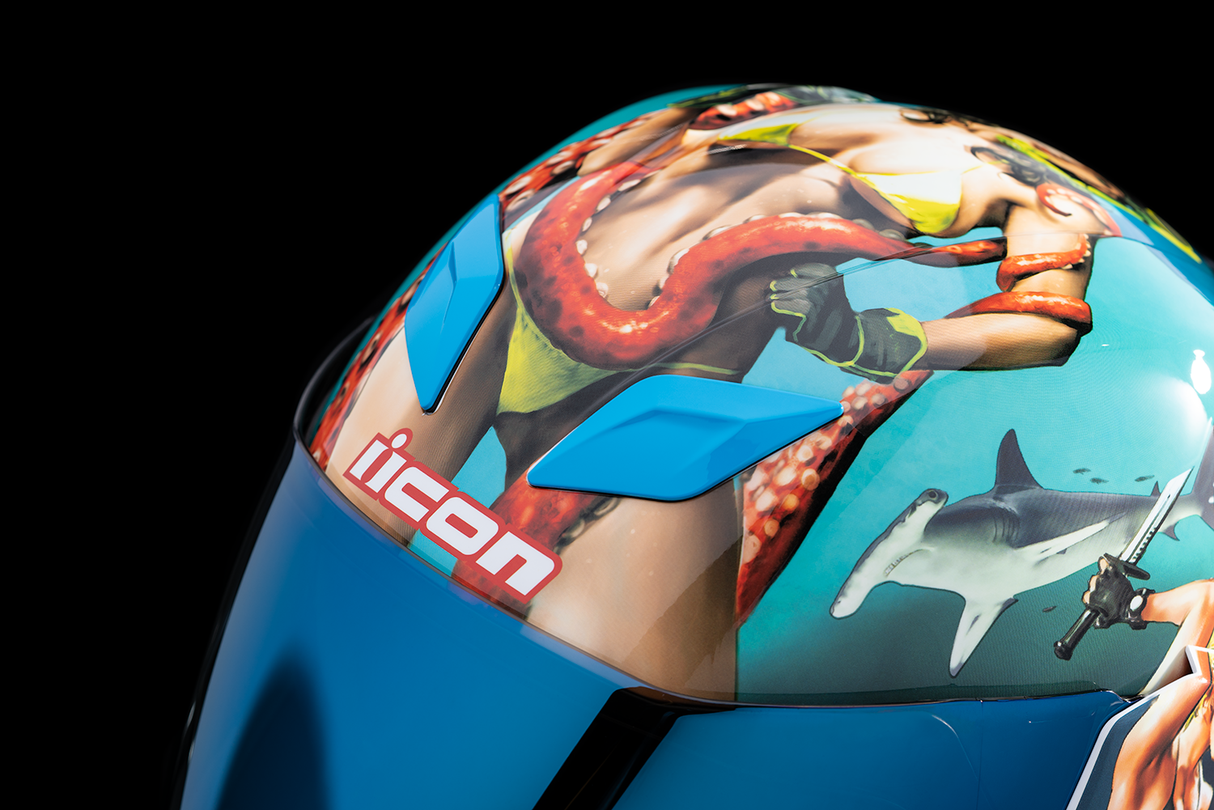 ICON Airflite* Helmet - Pleasuredome4 - Blue - XS 0101-15000