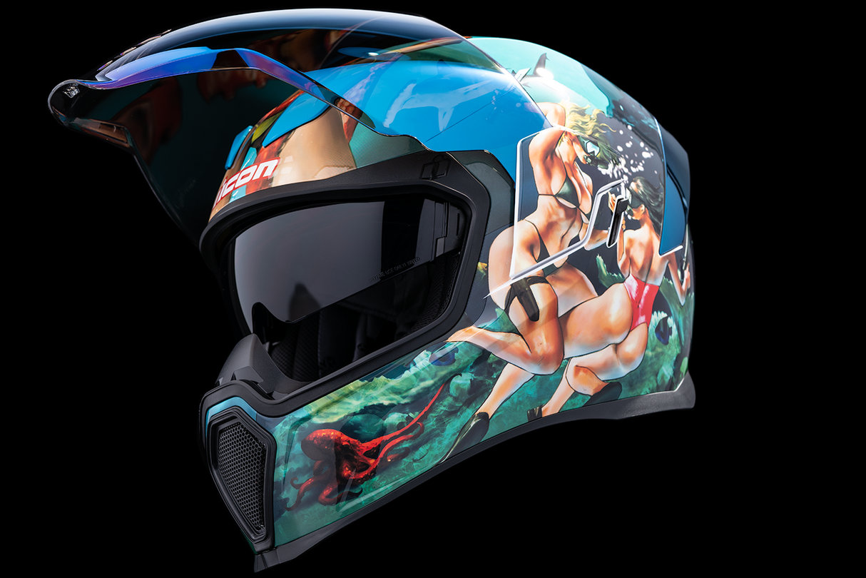 ICON Airflite* Helmet - Pleasuredome4 - Blue - 2XL 0101-15005