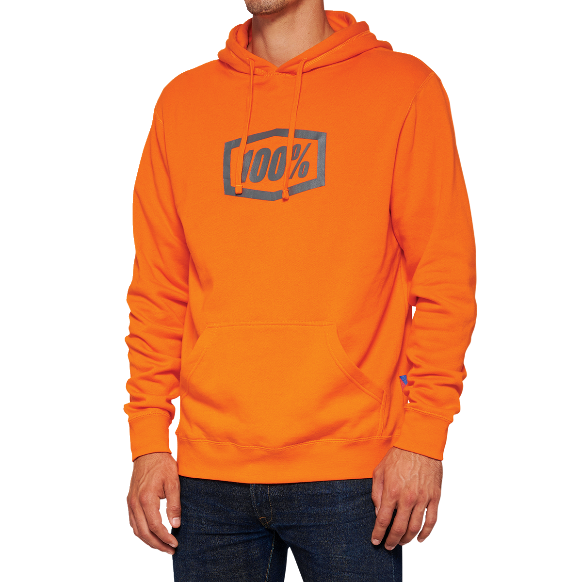 100% Hoodie Icon - Orange - XL 20029-00023