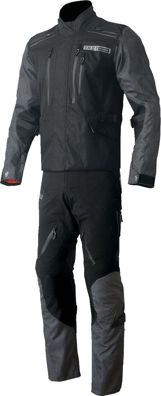 THOR Range Jersey - Black/Gray - Small 2910-7476 - Cycle City Outdoors