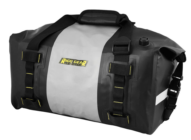 Nelson-Rigg Hurricane Dry Duffle Bag 40L, Black/Gray - Cycle City Outdoors