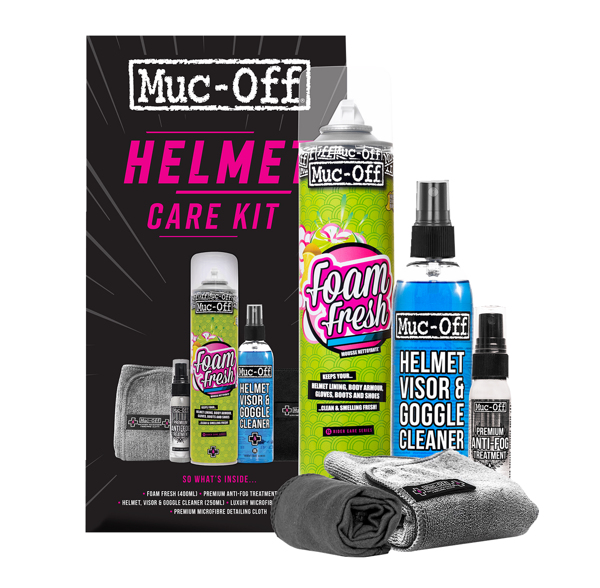 MUC-OFF USA Helmet Care Kit 20804 - Cycle City Outdoors