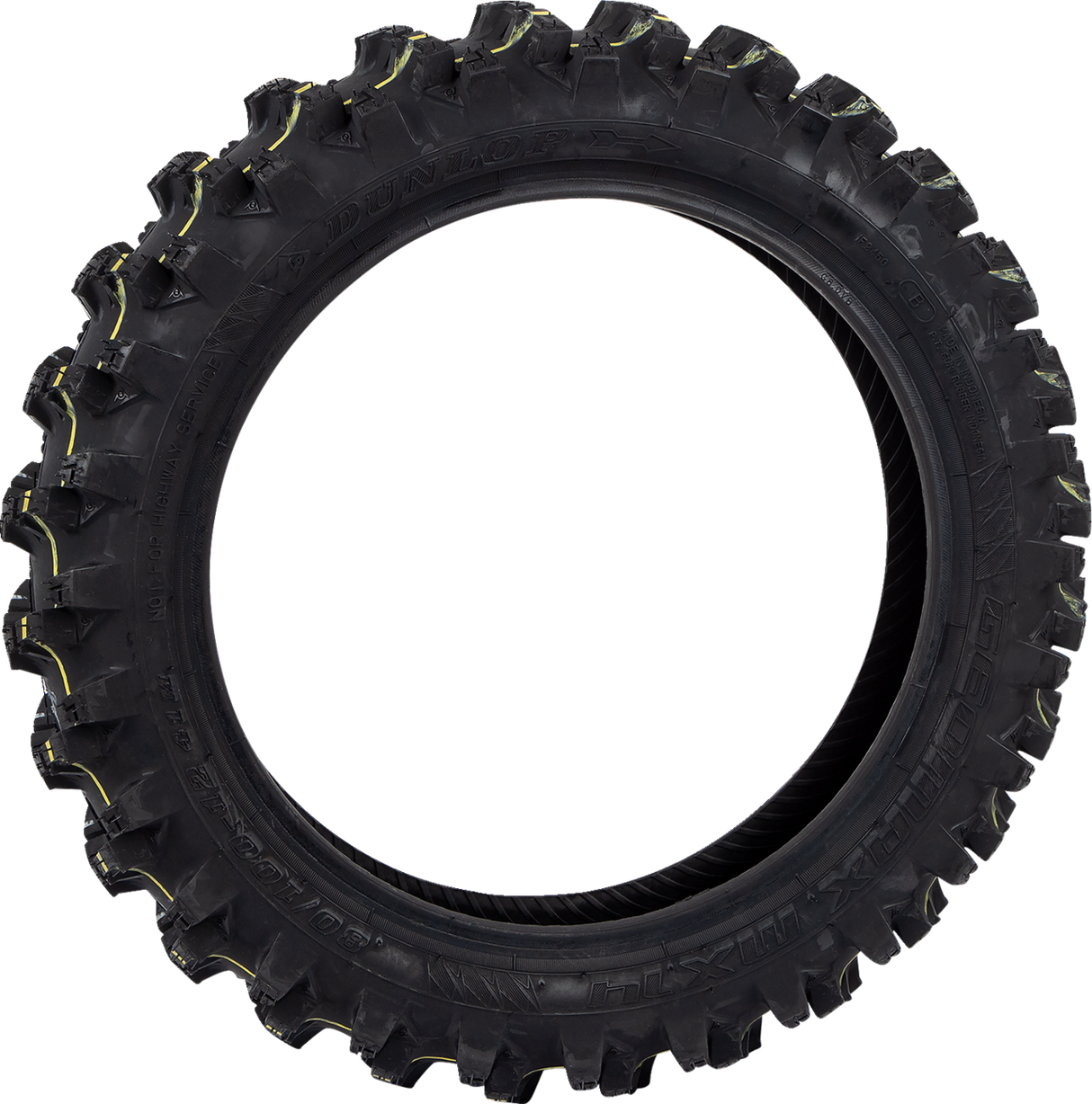 DUNLOP Tire - Geomax MX14 - Rear - 80/100-12 - 41M 45259501