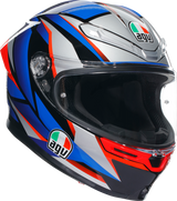 AGV K6 S Helmet - Slashcut - Black/Blue/Red - Large 2118395002015L