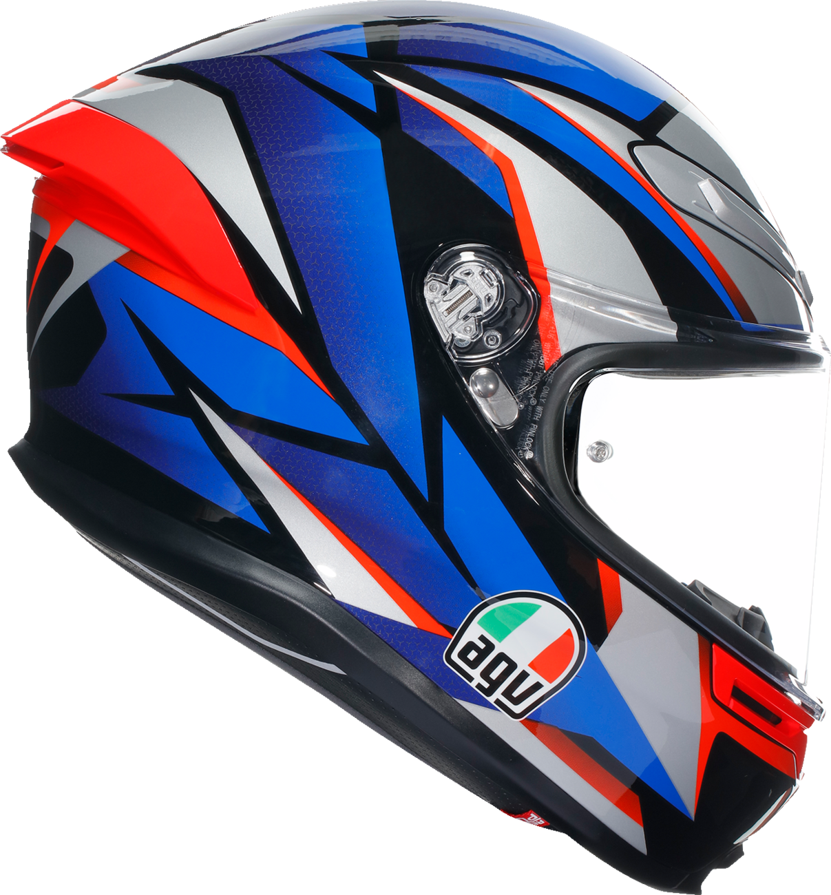 AGV K6 S Helmet - Slashcut - Black/Blue/Red - Medium 2118395002015M