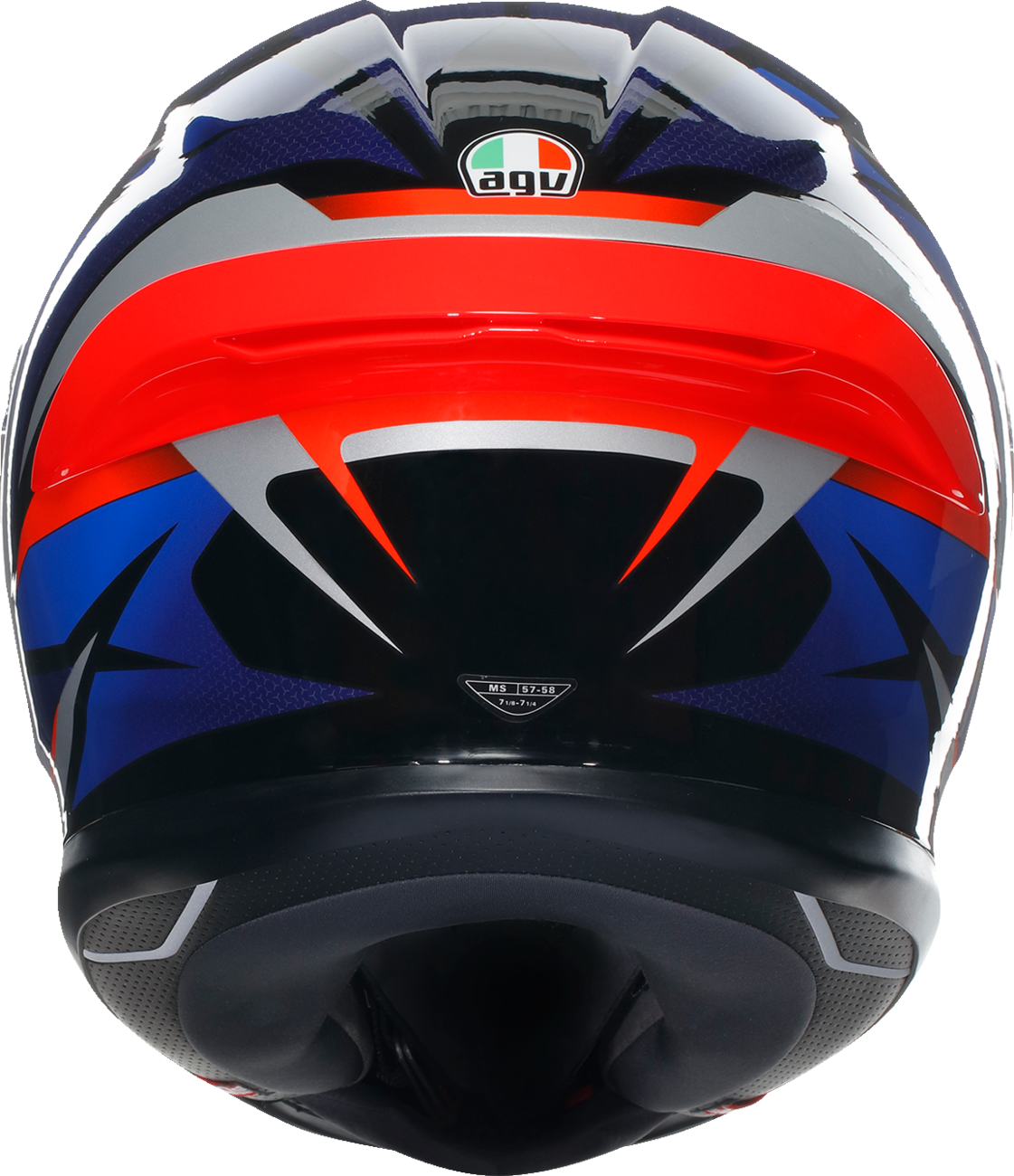 AGV K6 S Helmet - Slashcut - Black/Blue/Red - Medium 2118395002015M