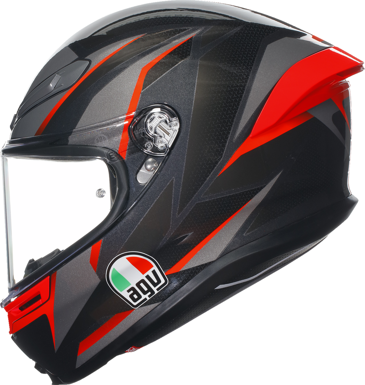 AGV K6 S Helmet - Slashcut - Black/Gray/Red - XL 2118395002014XL