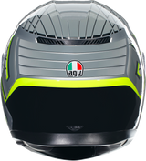 AGV K3 Helmet - Fortify - Gray/Black/Yellow Fluo - Small 2118381004011S