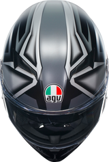 AGV K3 Helmet - Compound - Matte Black/Gray - Medium 2118381004008M