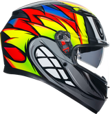 AGV K3 Helmet - Birdy 2.0 - Gray/Yellow/Red - 2XL 21183810040122X