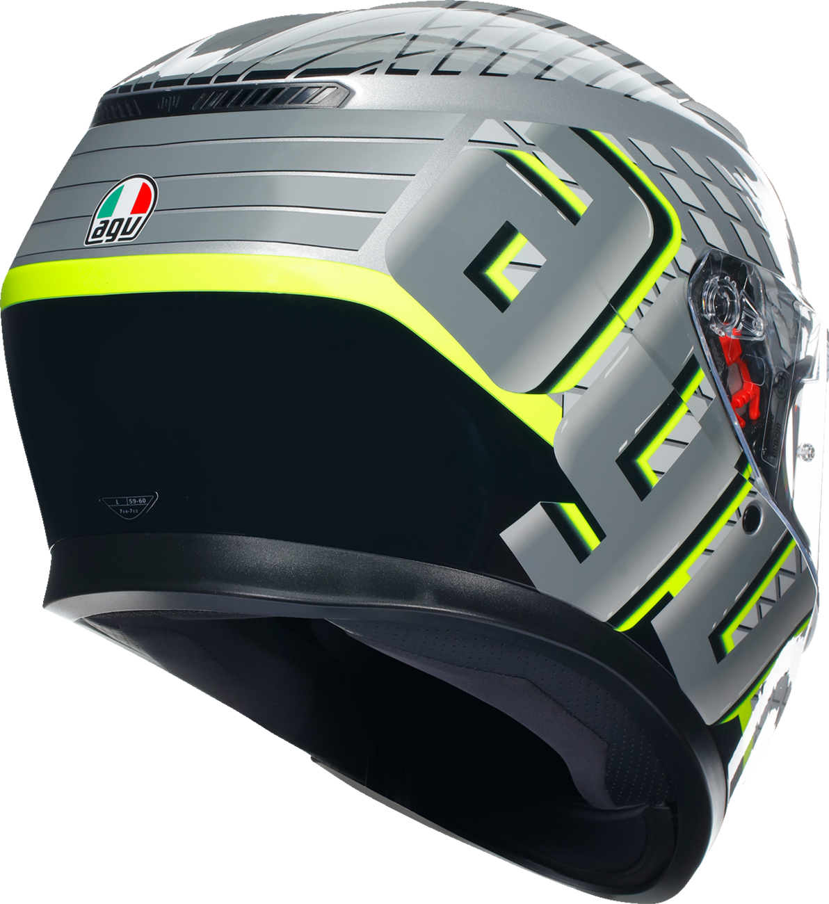 AGV K3 Helmet - Fortify - Gray/Black/Yellow Fluo - XL 2118381004011XL