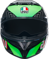 AGV K3 Helmet - Kamaleon - Black/Red/Green - Medium 2118381004013M