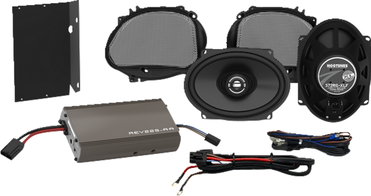 Hogtunes - Speaker/Amplifier Kit - 225 W - Road Glide 225 RG57 KIT-XL - Cycle City Outdoors