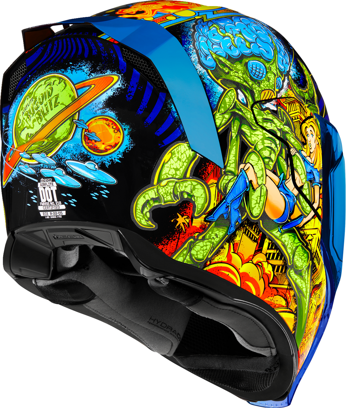 ICON Airflite* Helmet - Bugoid Blitz - Blue - Large 0101-15549