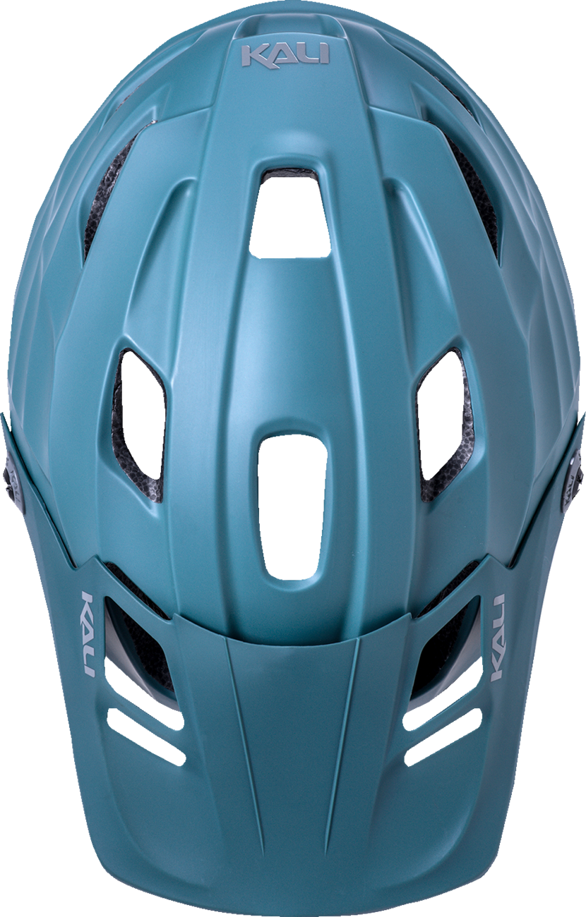 KALI Maya 3.0 Helmet - Solid - Matte Moss/Silver - S/M 0220421136 - Cycle City Outdoors