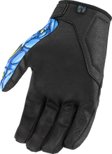 ICON Hooligan* Kryola Kreep Gloves - Blue - Small 3301-4722