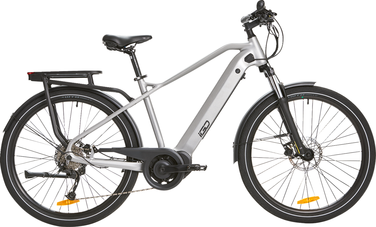 IGO ELECTRIC BIKES Discovery Yorkville LS E-Bike - Platinum - Hybrid 100-222-000 - Cycle City Outdoors