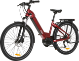 IGO ELECTRIC BIKES Discovery Rosemont LS E-Bike - Burgundy - Step Through 100-212-000 - Cycle City Outdoors