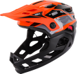 KALI Child Maya Full Face Helmet - Race - Gloss Orange/Gray/Black - OS 0221923312 - Cycle City Outdoors