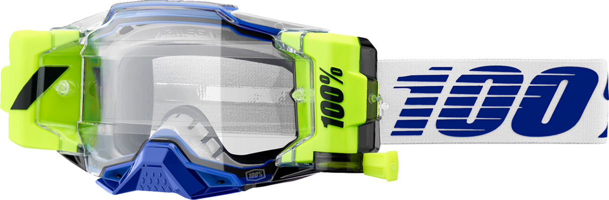 100% Armega Forecast Goggle - Blue - Clear 50006-00006