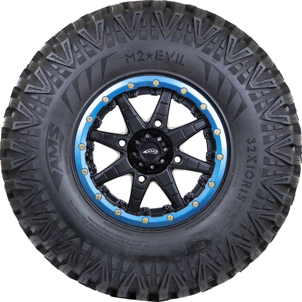 AMS Tire - M2 Evil - Front - 25x8R12 - 6 Ply 1200-3611