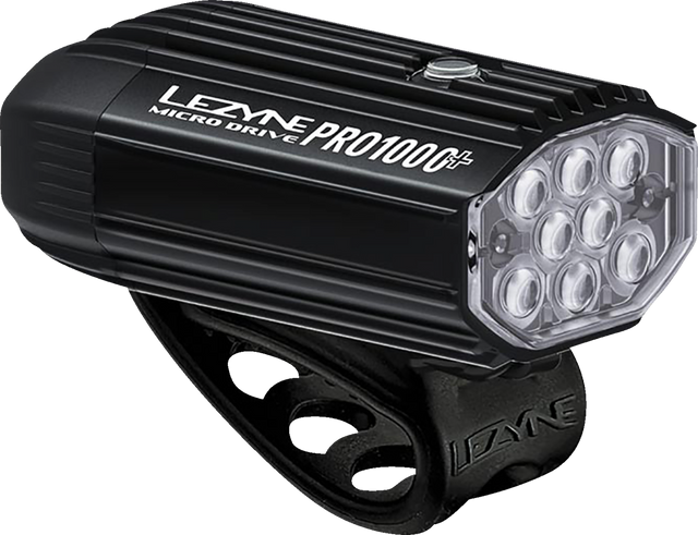 LEZYNE Micro Drive Pro 1000+ Light - Front - LED - 1000 lumens 1-LED-25F-V337 - Cycle City Outdoors