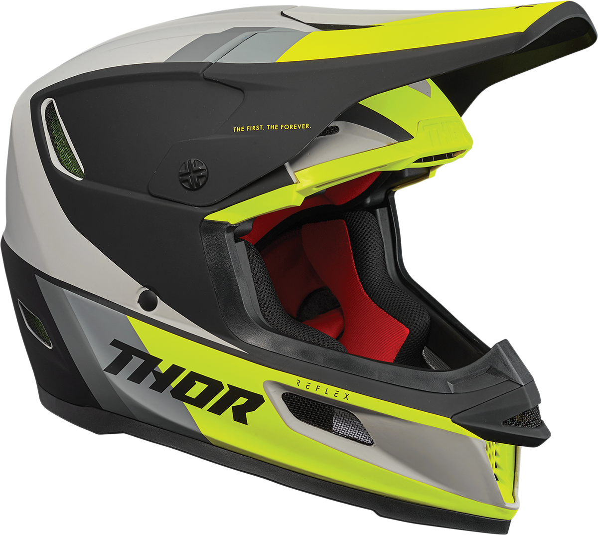 Thor Reflex Helmet - MIPS? - Apex - Acid/Gray - ECE - Large 0110-6872 - Cycle City Outdoors