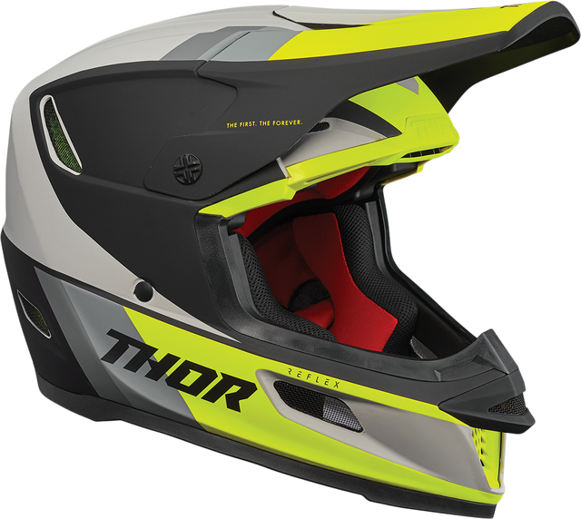 Thor Reflex Helmet - MIPS? - Apex - Acid/Gray - ECE - Large 0110-6872 - Cycle City Outdoors