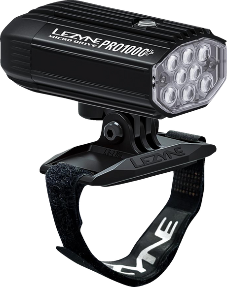 LEZYNE Helmet Micro Drive Pro 1000+ Helmet Light - LED - 1000 lumens 1-LED-25H-V337 - Cycle City Outdoors