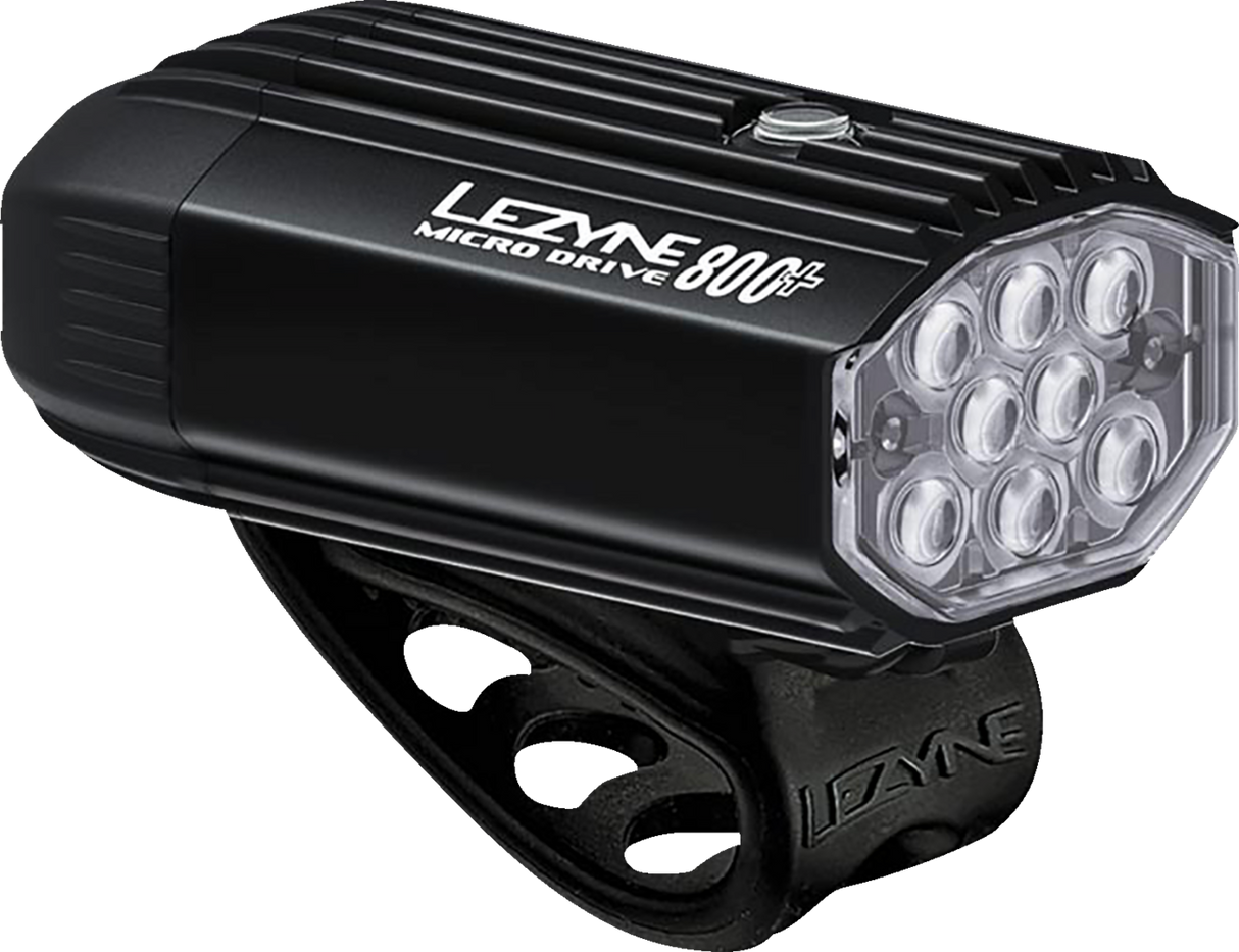 LEZYNE Micro Drive 800+ Light - Front - LED - 800 lumens 1-LED-2-V637 - Cycle City Outdoors