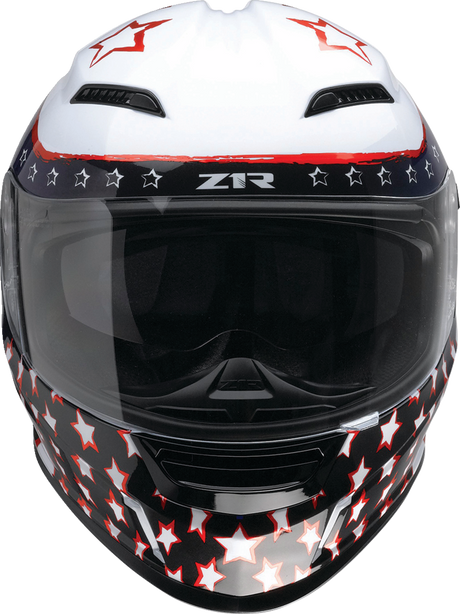 Z1R Jackal Helmet - Patriot - Red/White/Blue - XS