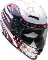 Z1R Jackal Helmet - Patriot - Red/White/Blue - XS