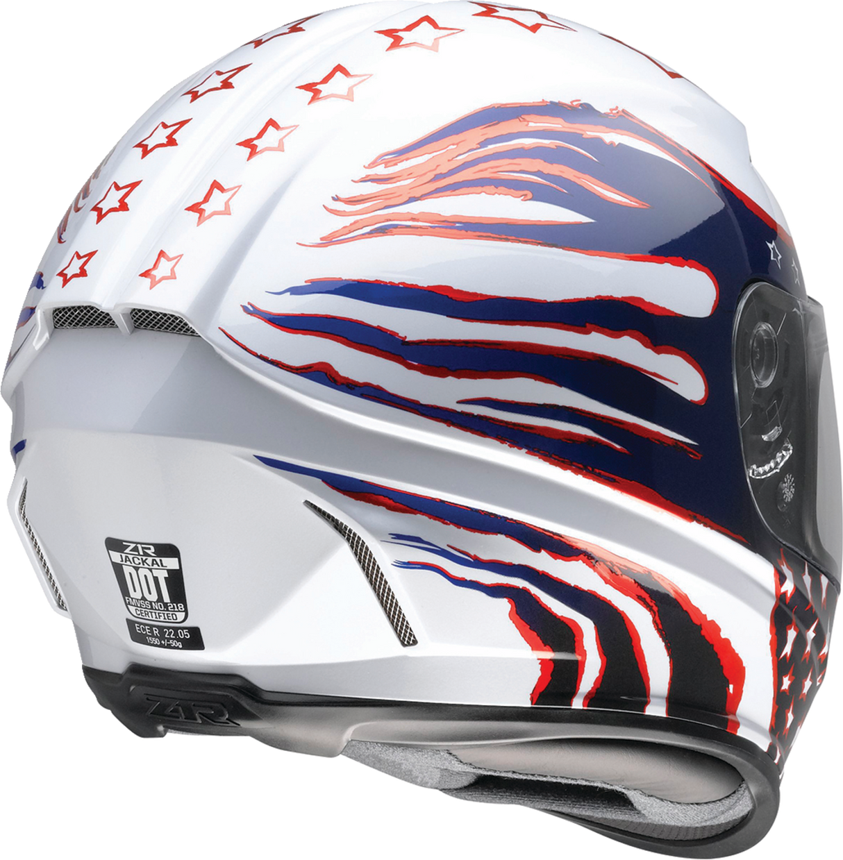 Z1R Jackal Helmet - Patriot - Red/White/Blue - XS