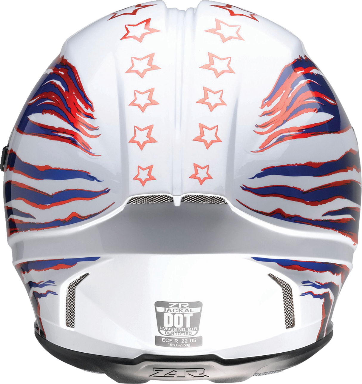 Z1R Jackal Helmet - Patriot - Red/White/Blue - XS