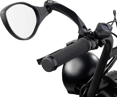 BIKASE Handlebar Mirror - High Definition Glass - Left Handle 6002 - Cycle City Outdoors