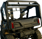 SEIZMIK Soft Doors - Middle/Rear Windows - Black - Honda Pioneer 1000 51-20983