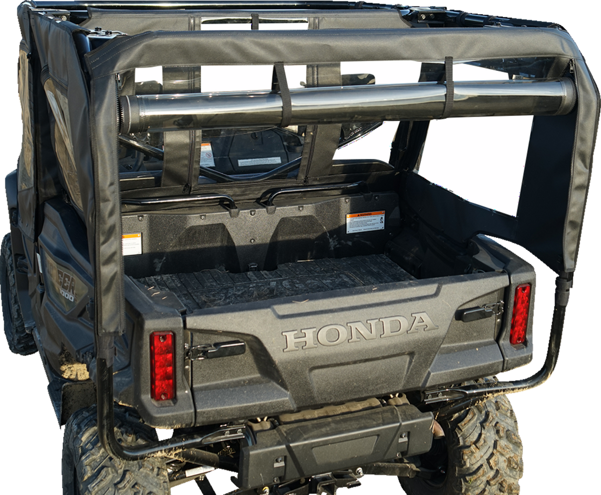 SEIZMIK Soft Doors - Middle/Rear Windows - Black - Honda Pioneer 1000 51-20983