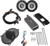 KICKER 6-1/2" Speaker/300 W Amplifier Kit - Harley Davidson 50HDS144