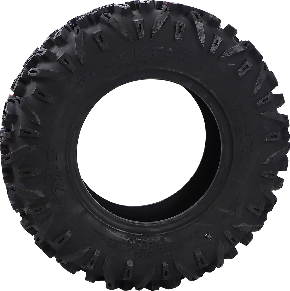 AMS Tire - Blacktail - Front - 25x8R12 - 6 Ply 1253-3611