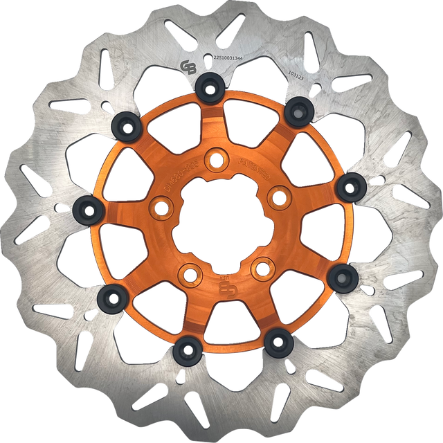 GALFER Brake Rotor - Front - Orange DF680CW-O - Cycle City Outdoors