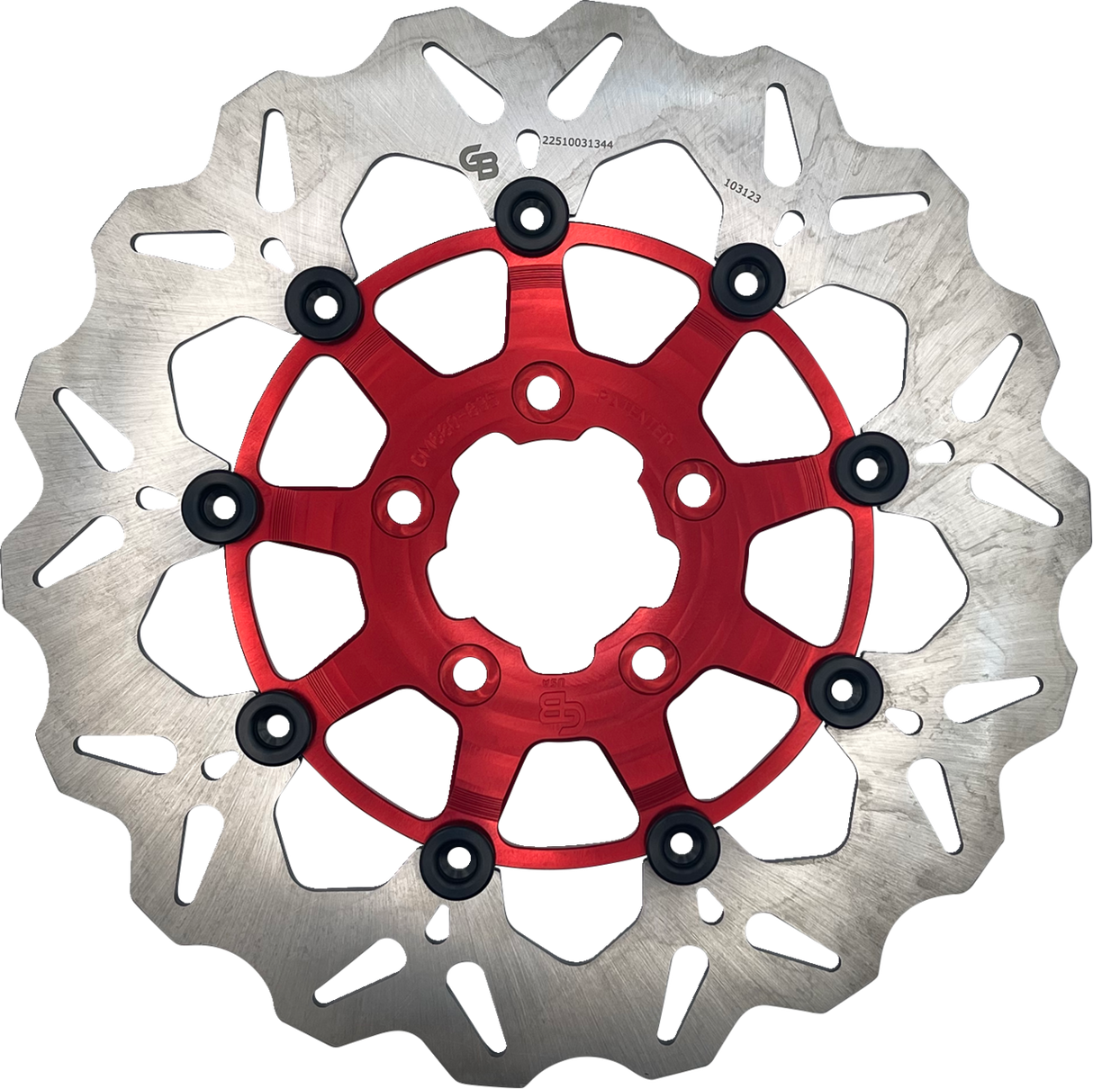 GALFER Brake Rotor - Front - Red DF680CW-R - Cycle City Outdoors