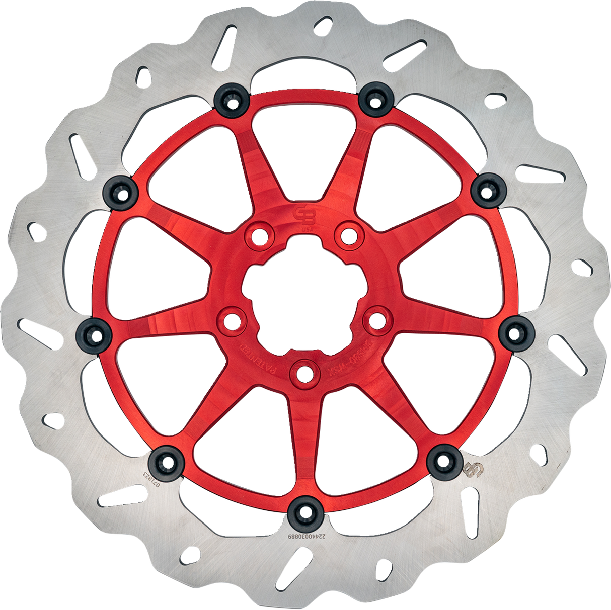 GALFER Brake Rotor - Front - Red DF680CWSX-R - Cycle City Outdoors